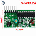 315MHz 4 Channel RF Remote Module PT2262 2272 Encoder Decoder Arduino Zpaxo Default Title