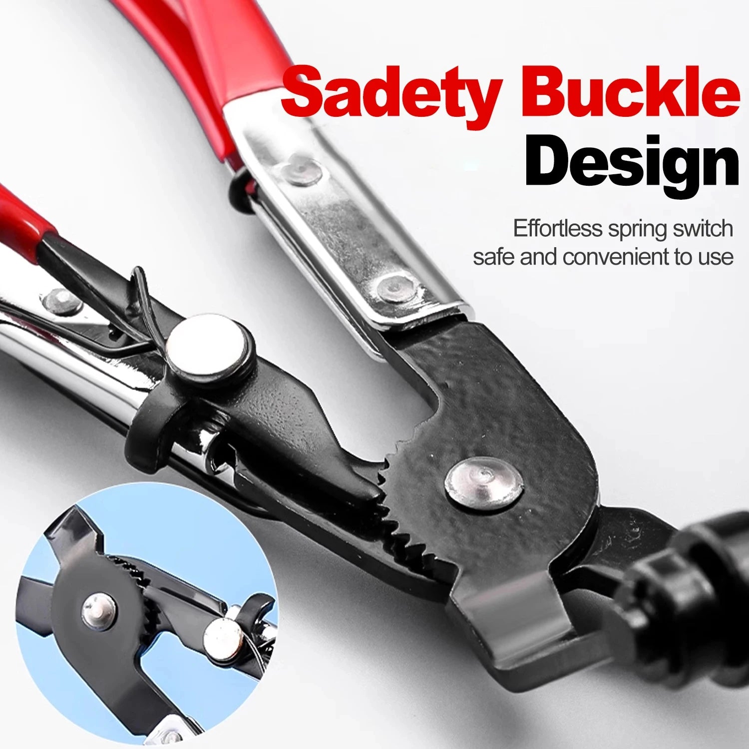 Auto Pliers Removal Tools Water Pipe Hose Flat Band Ring Tube Clamps