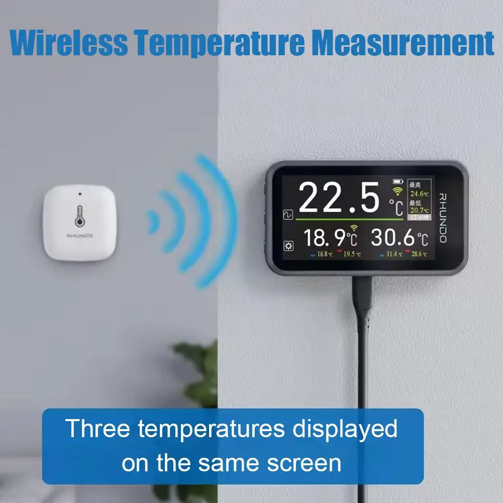 TFT Wireless Digital Thermometer – Car, Home & Greenhouse Digital Thermometer Zpaxo