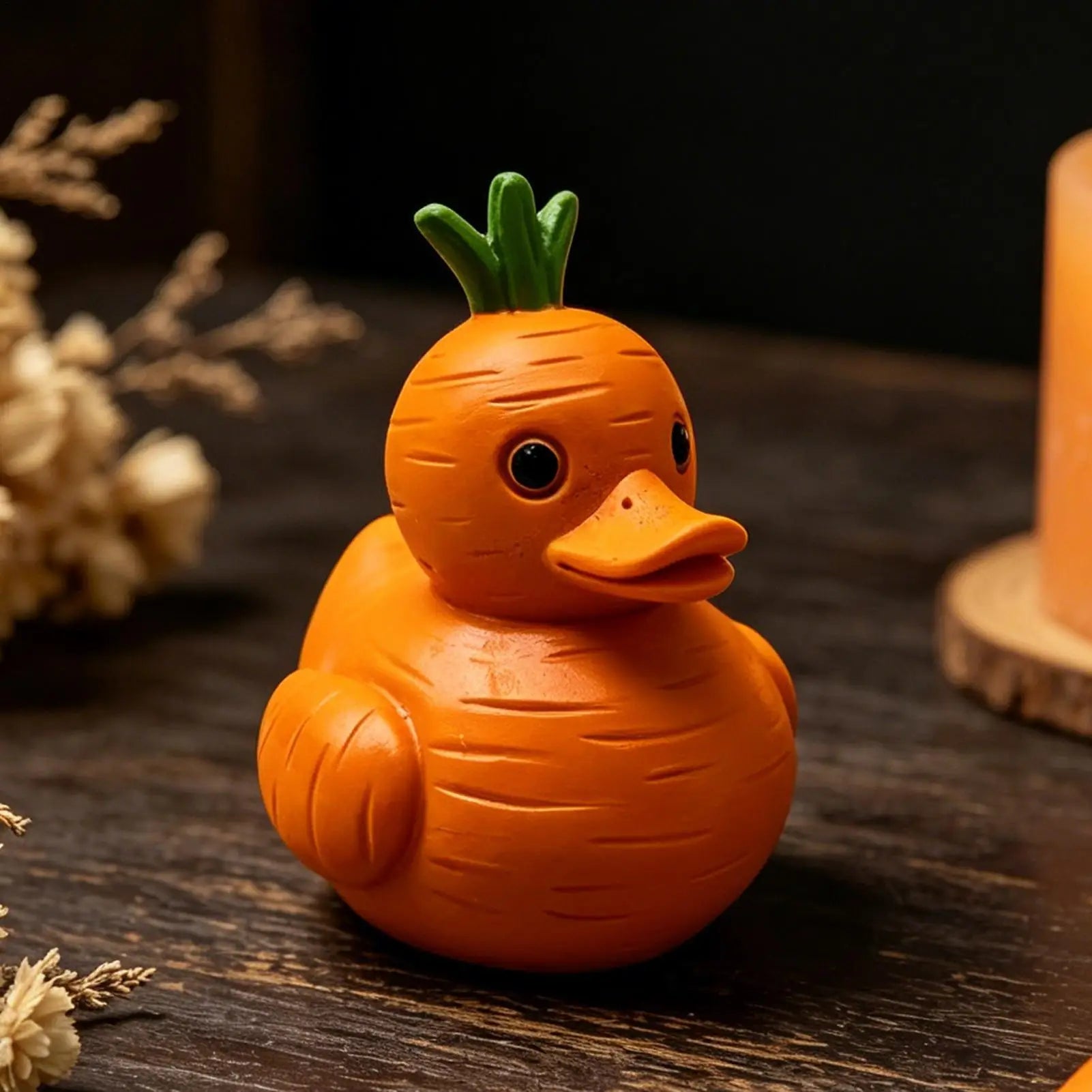 Vegetable Resin Ducks Realistic Funny Cute Decoration Indoor Small