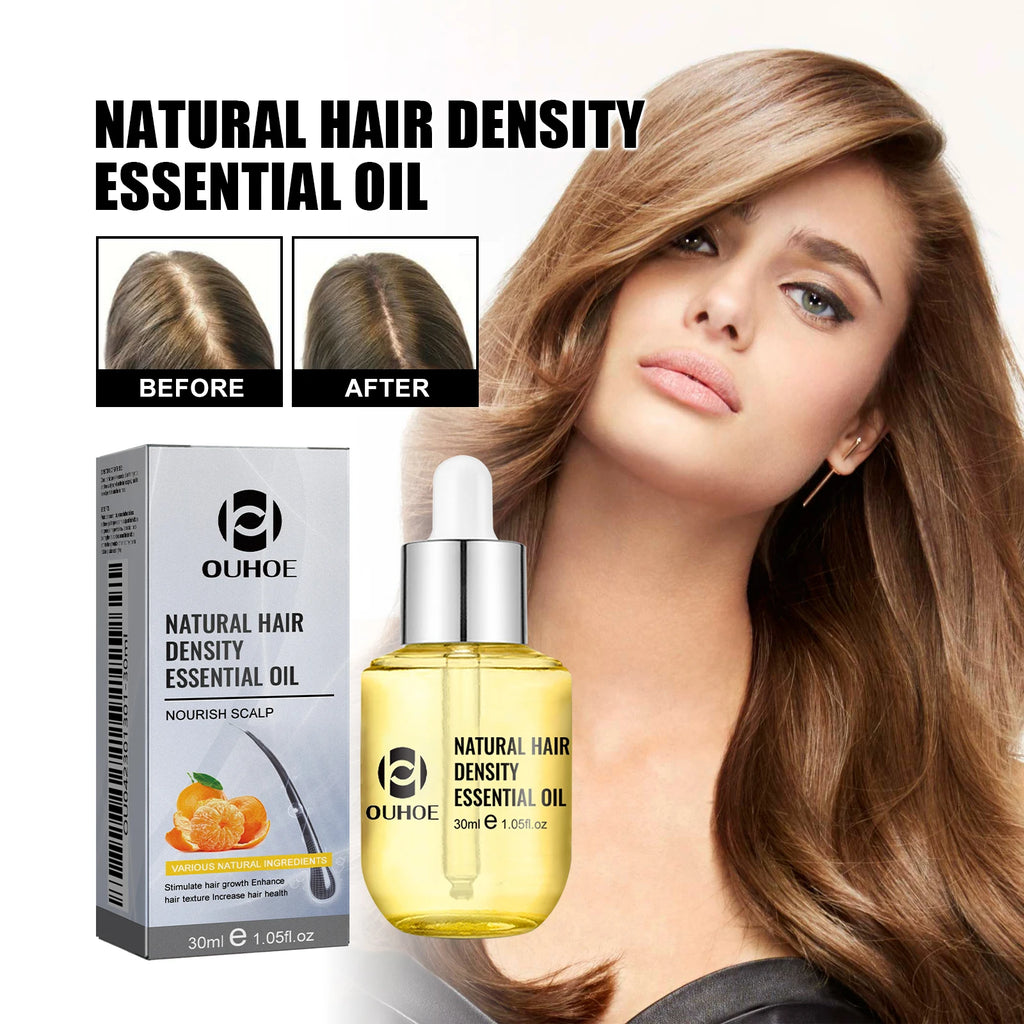Ouhoe Hair Care Oil for Thinning Hair Scalp Treatment Serum to Strengthen Roots and Repair Damaged Hair 30ml Natural Formula Zpaxo