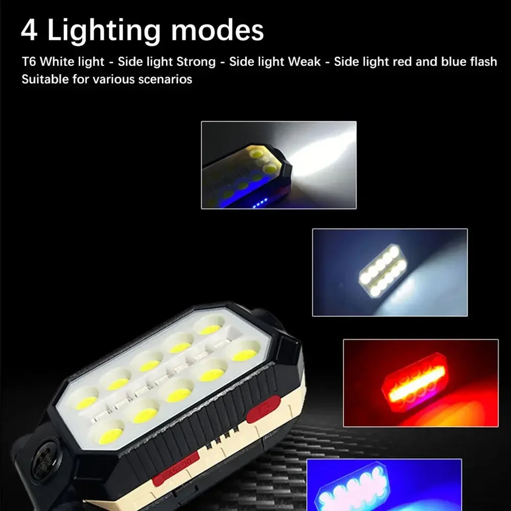 ESMARTER COB LED Work Light – Rechargeable Magnetic Lantern