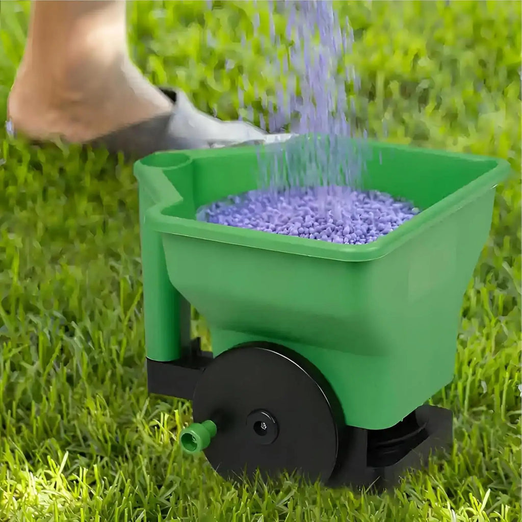 Fertilizer Spreader Handheld Portable Garden Supplies Hand Crank