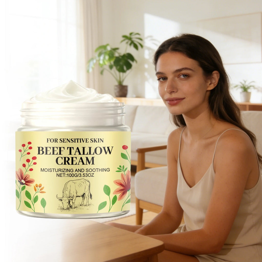 Beef Tallow Body Cream – Deep Moisturizer for Dry Skin 100g Body Moisturizing Cream Zpaxo