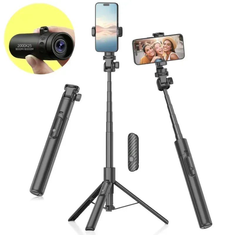 Mini 2000x25 HD Monocular Telescope with Phone Holder Monocular Telescope Zpaxo