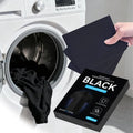 Black Fabric Dye 10 Sheets Restorer No-bleed Detergent Home School
