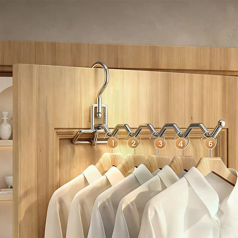 Portable Clothes Drying Rack Foldable Clothes Hanger Travel Hotel Wardrobe Drawer Door Mounted Punch-free Cloth Drying Rack Zpaxo