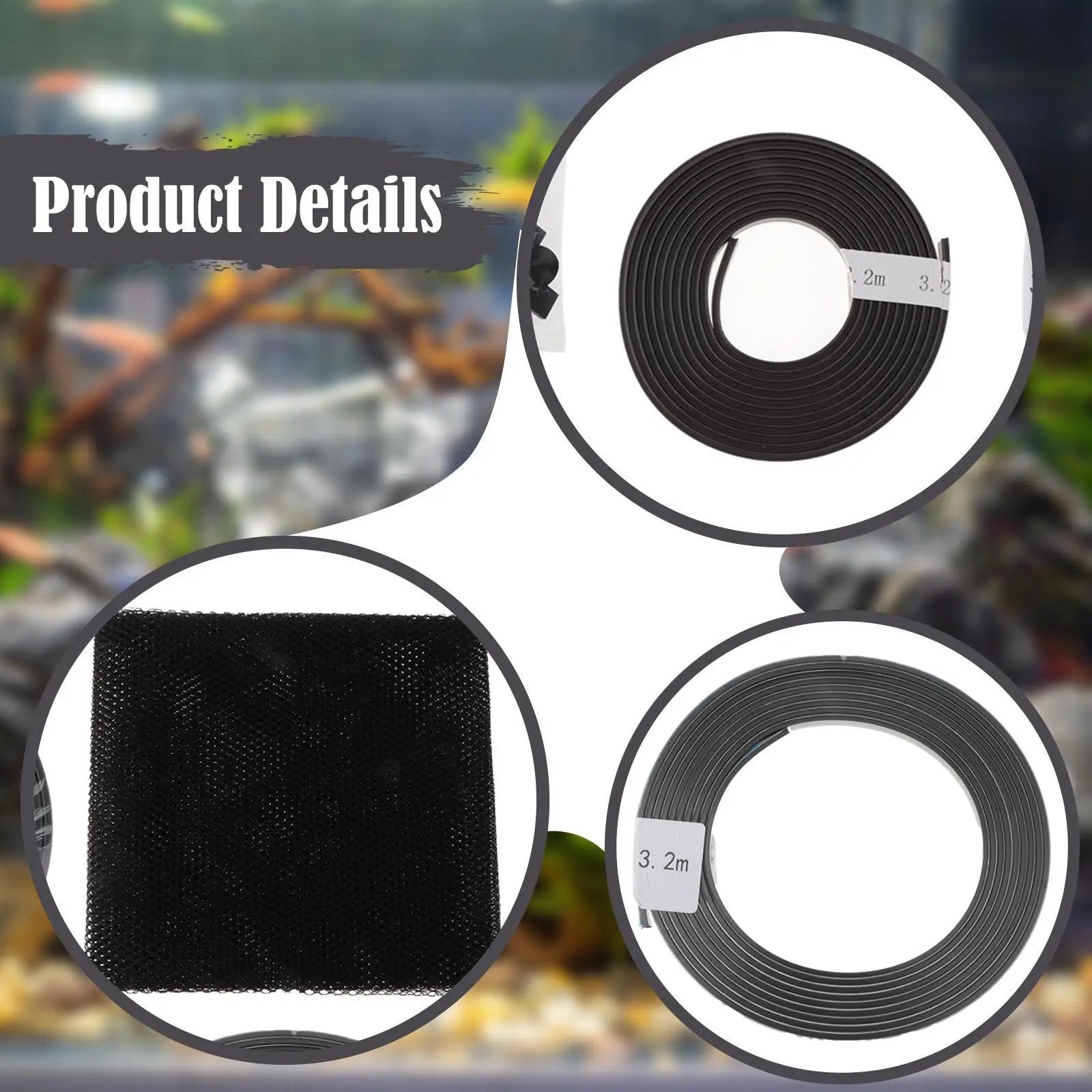Fish Tank Lid Aquarium Screen Top Cover Replacement Aquarium Cover Lid DIY Mesh Screen Netting Aquarium Hood Fish Tank Cover Zpaxo