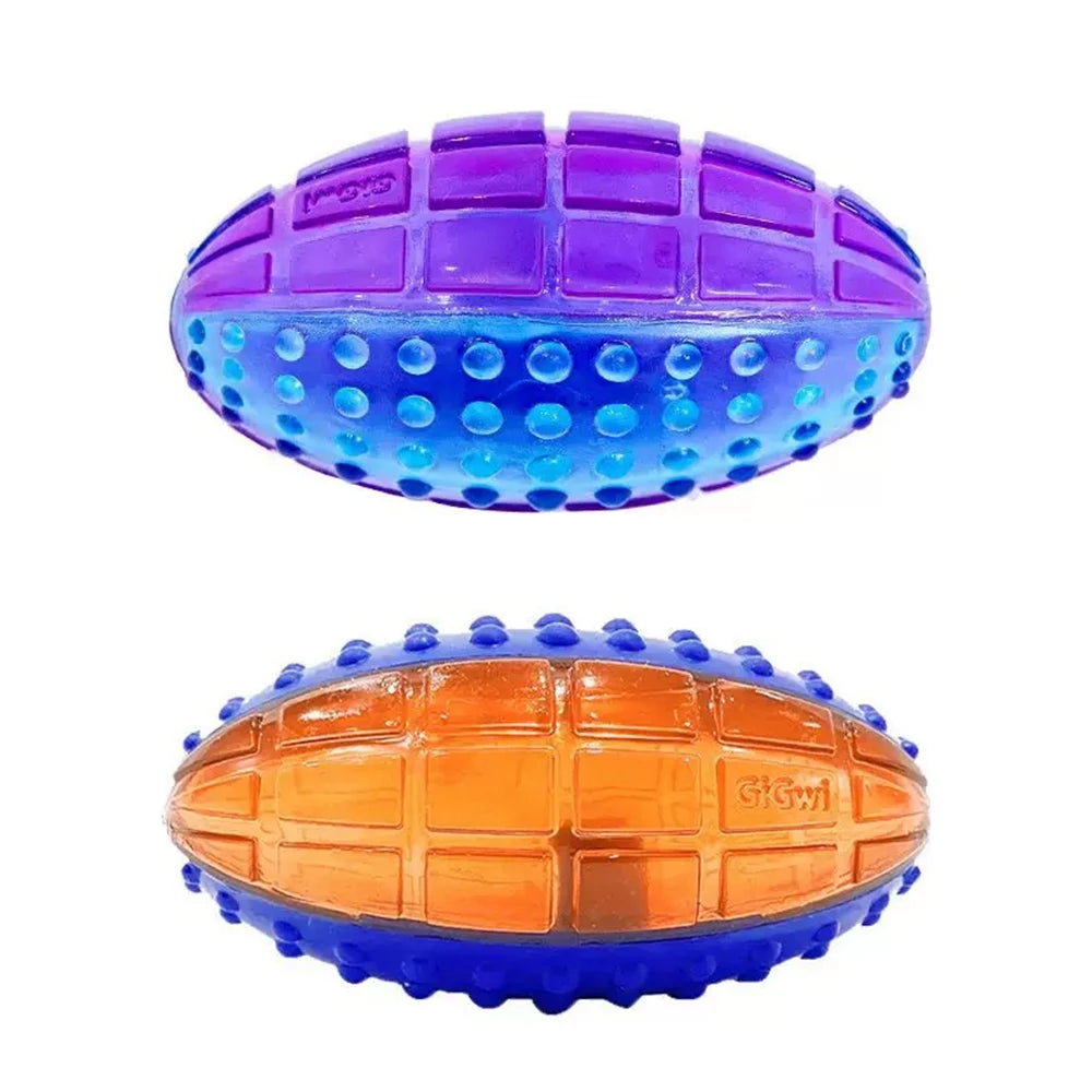 Pet Dog Puppy Squeaky Chew Toys Sound Pure Natural Non-toxic Rubber Zpaxo