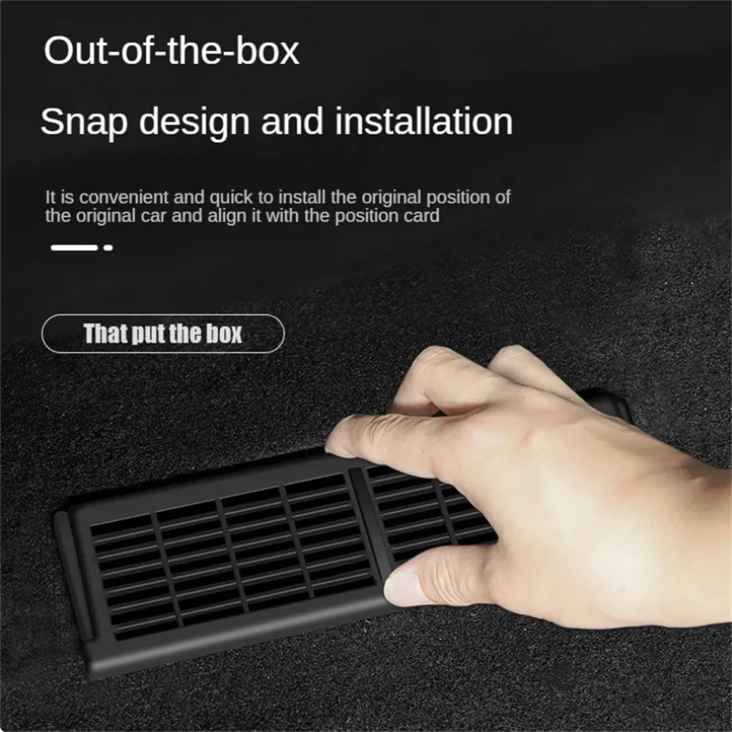 Tesla Model Y Car Backseat Air Vents Cover Under Seat Outlet