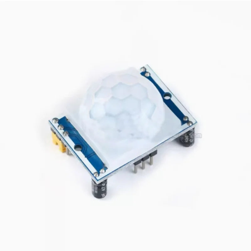 HC-SR501 Human Infrared Induction Module Pyroelectric Sensor Imported Probe Red Blue Plate Optional Zpaxo blue