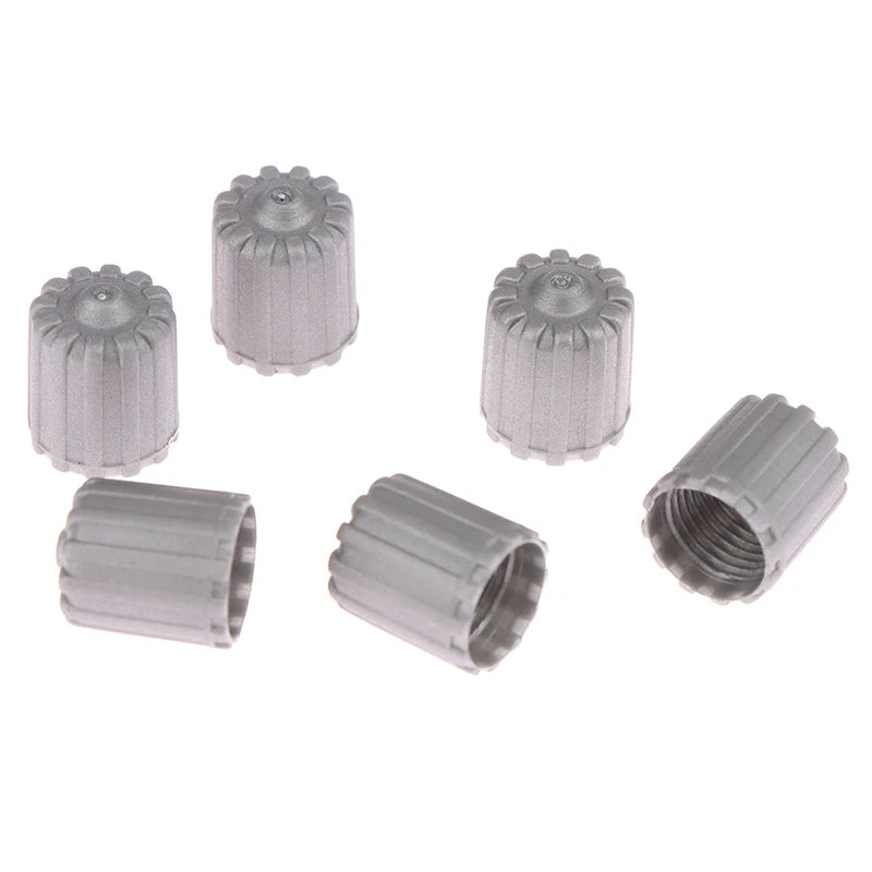 Car Tire Valve Stem Caps Nylon Tyre Air Port Dust Covers W Gasket