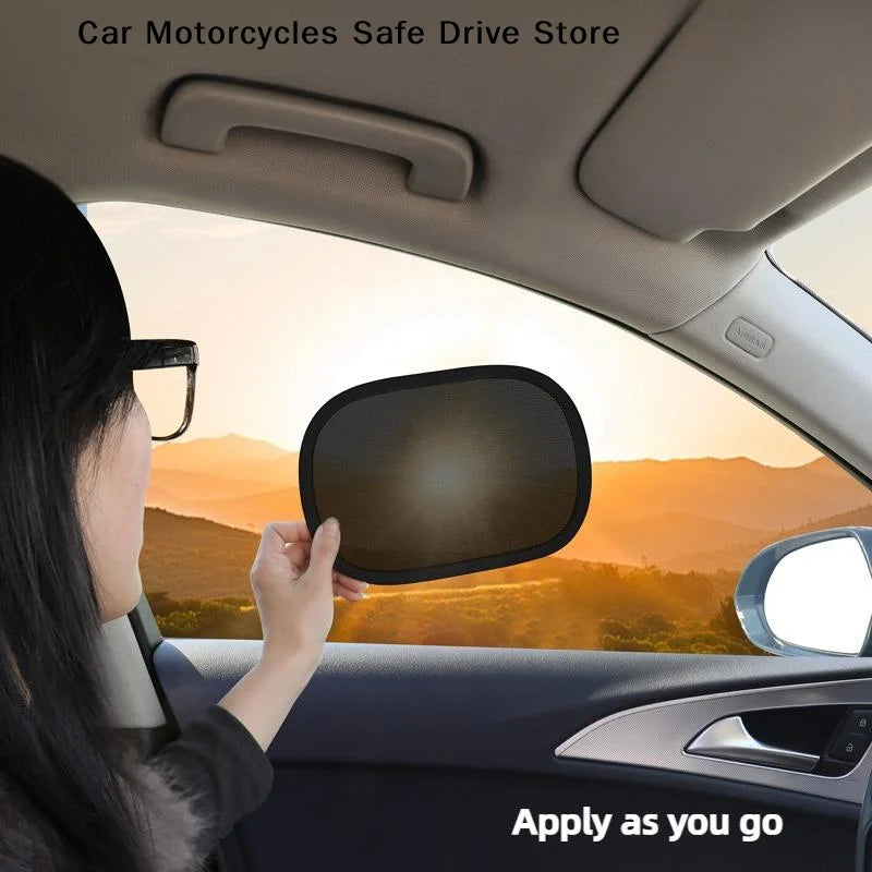 CM2pcs Summer Car Mini Small Shading Anti-static Film Side Window Sun