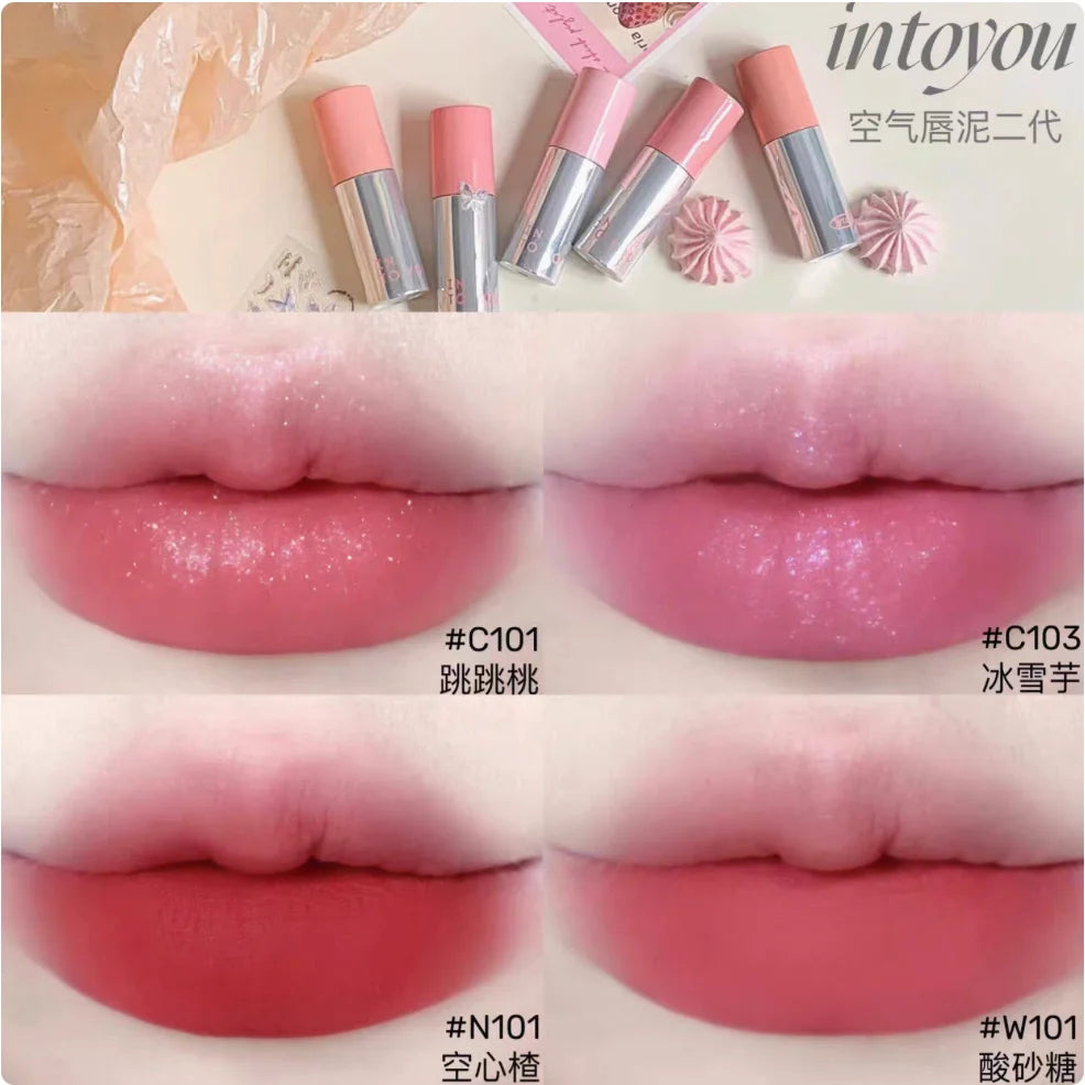 2 0 Air Lip Mud INTOYOU Thin Matte Soft Mist Velvet Glaze Lipstick Zpaxo