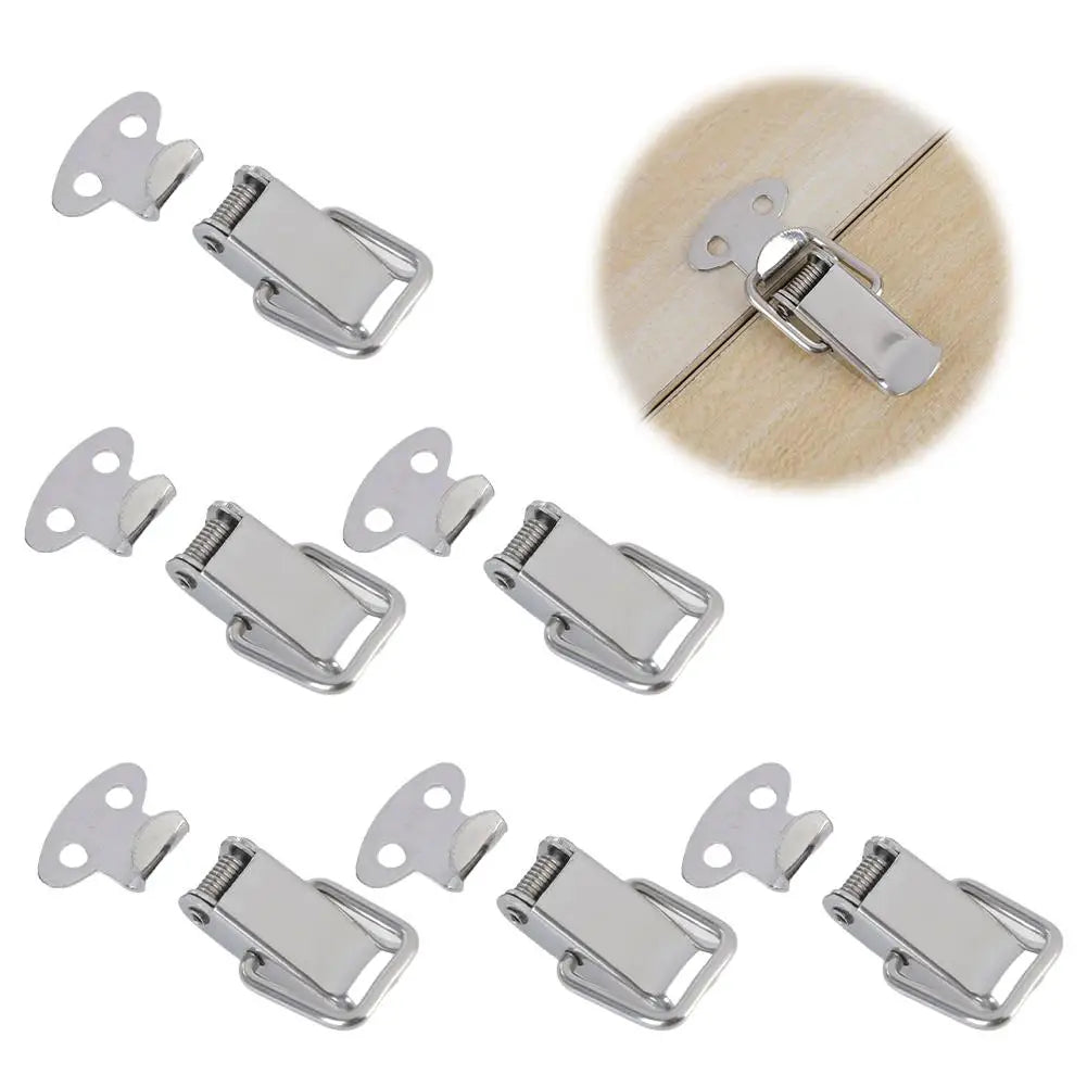 Spring-Loaded Toggle Latch Locks – 6 Pack for Boxes & Cabinets Toggle Latch Lock Zpaxo 6PCS