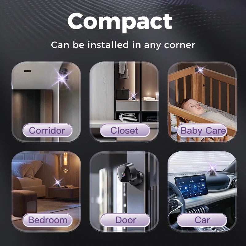 6K HD Mini Camera Wifi Wireless Security Protection Remote Monitor