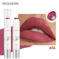 2-in-1 Nude Lipstick Matte Red Lip Balm Moisturizing 6 Colors Sandwich Lipstick Waterproof Long Lasting Non-stick Cup Lip Stick Zpaxo 06
