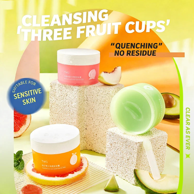 Avocado Cleansing Balm 4-in-1 Makeup Remover Face Eyes Lips Fast