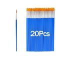 20-100pcs Painting Brushes Set Multifunction Hook Line Painting Pen Nylon Hair Paint Brush For Oil Acrylic Watercolor Stationery Zpaxo 20pcs Round