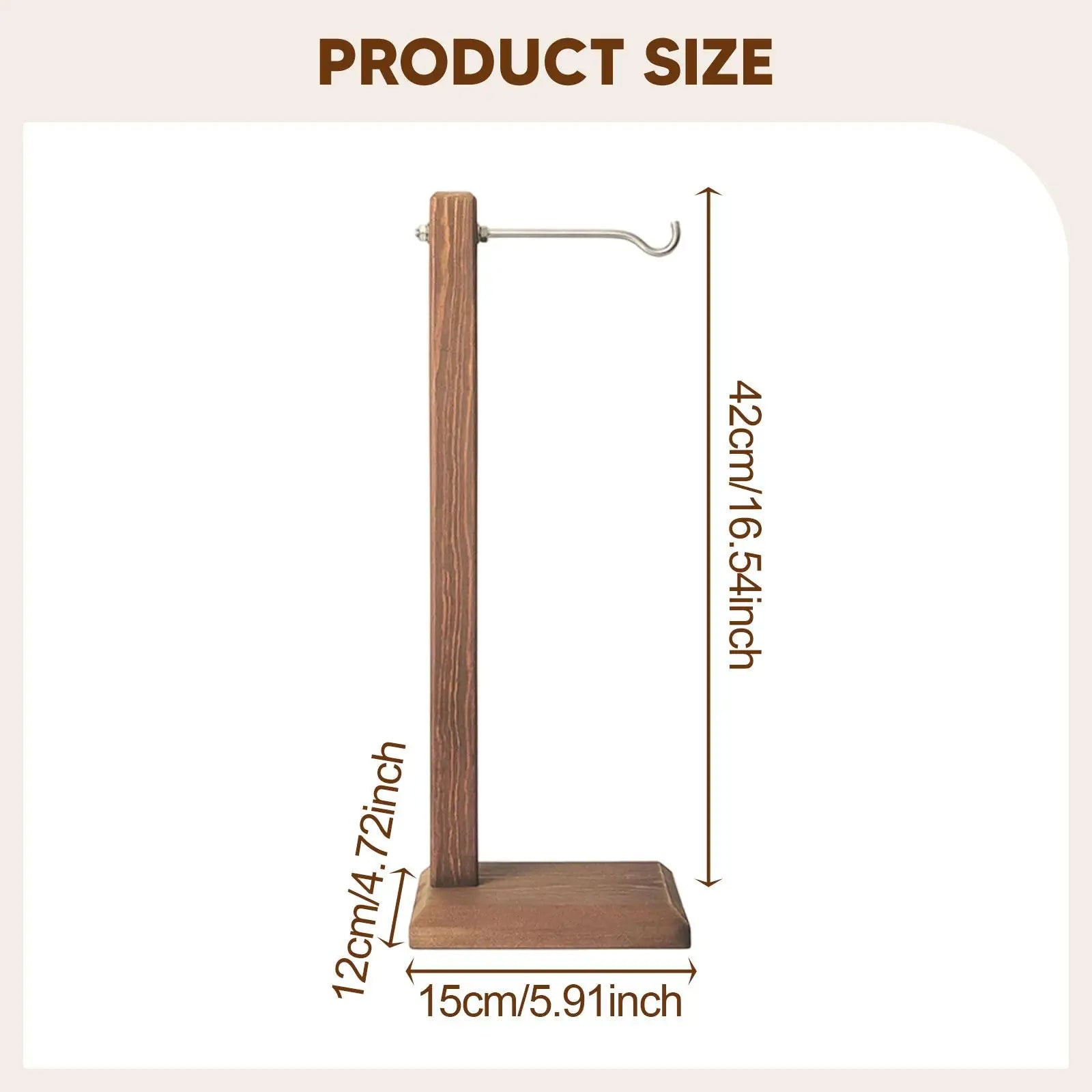 Wind Chime Stand Ornament Lantern Hanger Hanger Display Stand for Wedding Event Dinner Table Countertop Home Indoor Outdoor Zpaxo