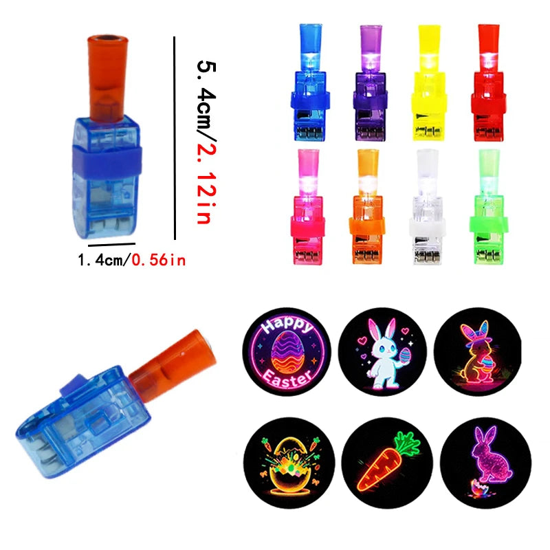 36 LED Light-up Finger Lights Glow-in-the-dark Easter Party Favors