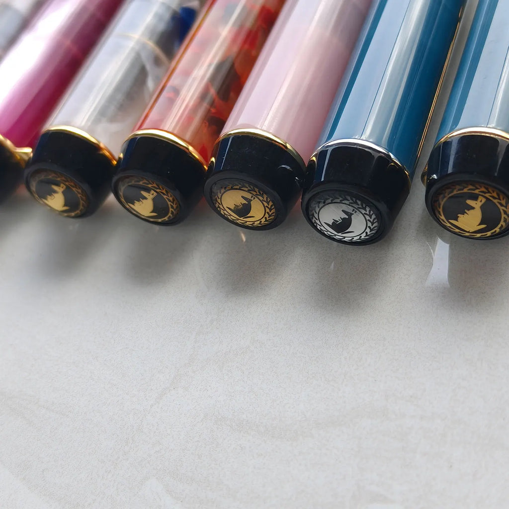 Kaigelu 316 Acrylic Fountain Pen F Nib Blue Brown White Marble Amber Pattern Ink Pen Writing Gift For Students Office Business Zpaxo