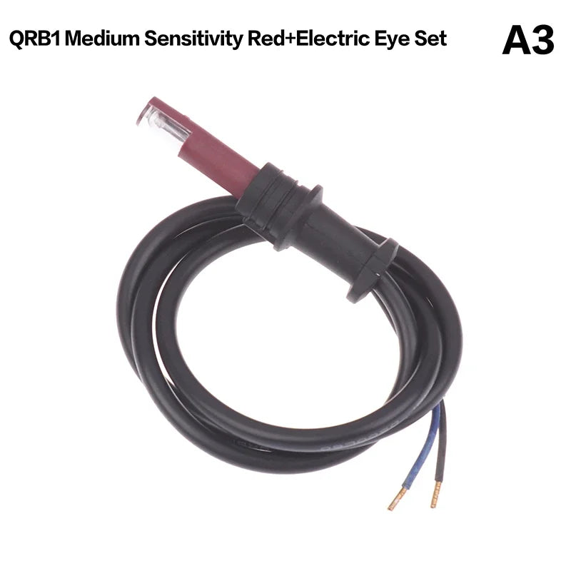 QRB1 Photocell Flame Detector Glass Bubble Flame Sensor Photosensitive Electric Eye For Burner Fire Detection Zpaxo A3