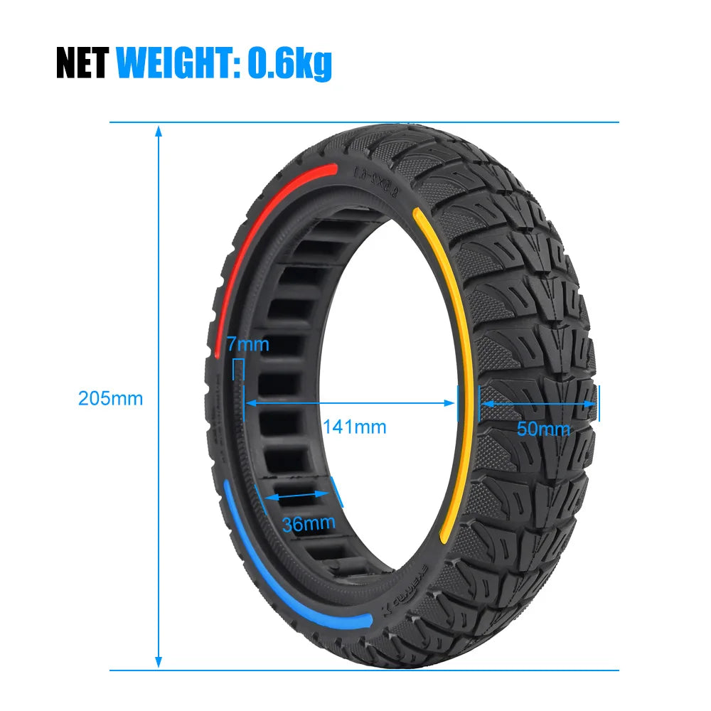 8.5 Inches Damping Durable Wheel 8.5x2-6.1 Honeycomb Solid Tire Colorful for Xiaomi M365 PRO PRO2 1S List Electric Scooter Tyre Zpaxo