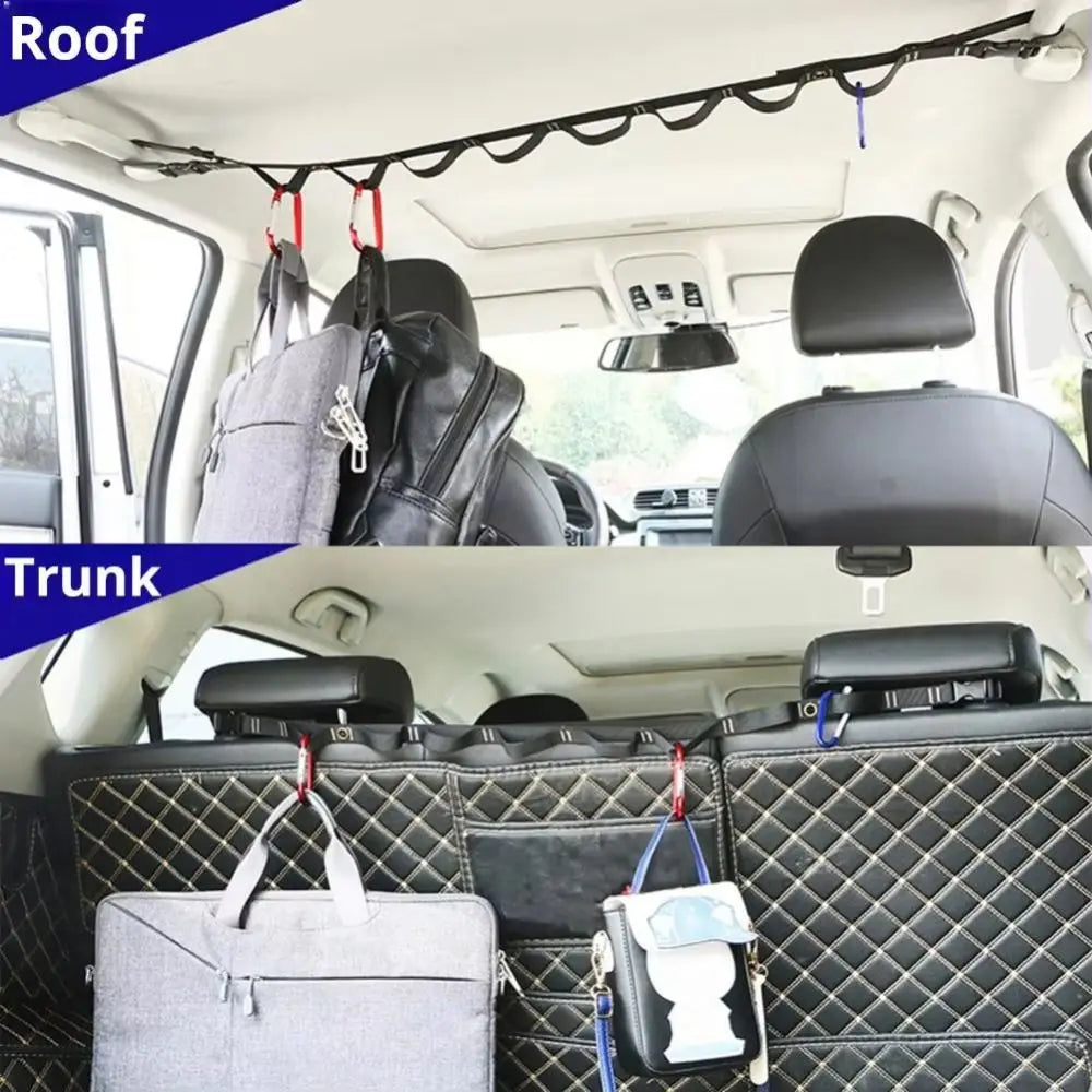 Retractable Design Portable Drying Line Outdoor Use Compact RV Clothesline Hanger Save Space Portable Automotive Drying Line Zpaxo