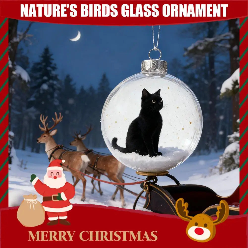 3D Cat Christmas Ornament – Kitten Bauble Tree Decoration Christmas Tree Ornament Zpaxo