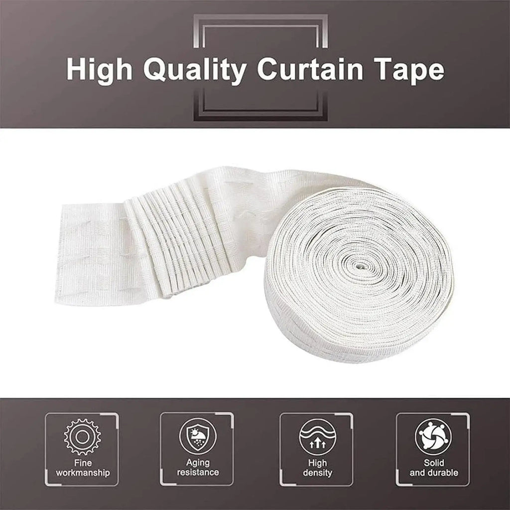 Curtain Stains Tape Professional Curtain Accessories for Bathroom Windows Zpaxo