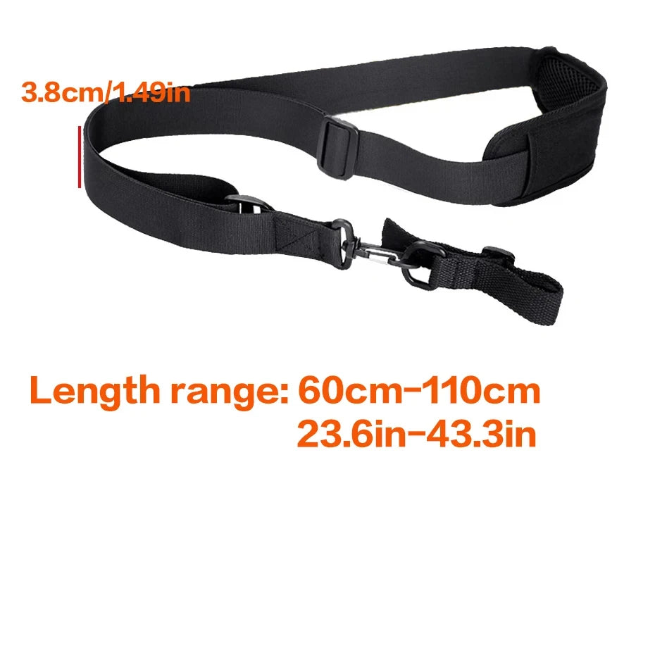 Adjustable Shoulder Strap Nylon Harness for Grass Trimmer Pruning Machine Gardening Tools Zpaxo 1pc black