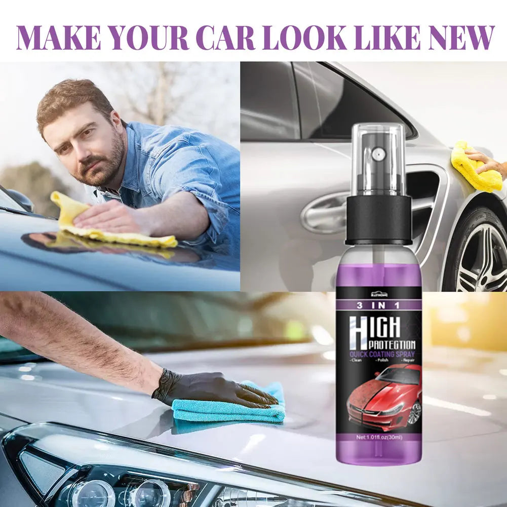 3 In 1 Car Ceramic Nano Coating Liquid Nano Crystal Hydrophobic Layer Polishing Paint Agent Car Polish Nanos Coatings 30/100ML Zpaxo