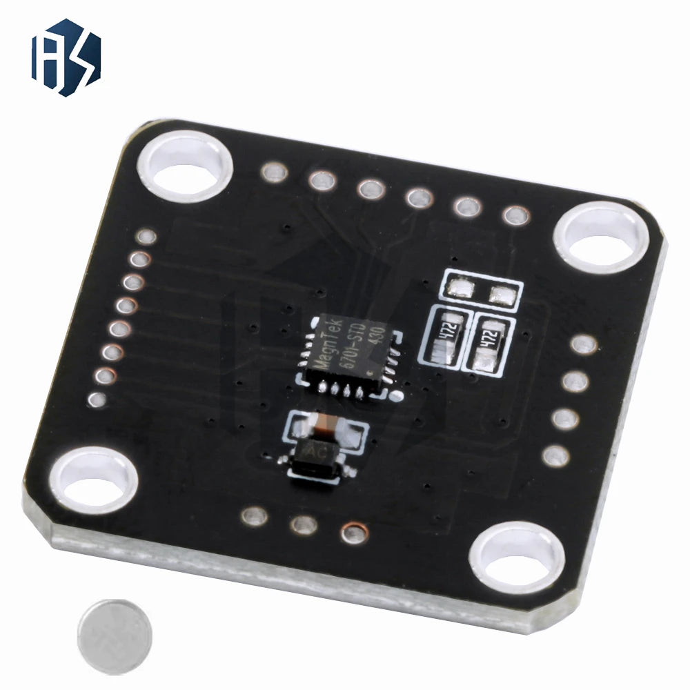 MT6701QT Magnetic Encoder Induction Angle Measurement Sensor Module 4 Zpaxo