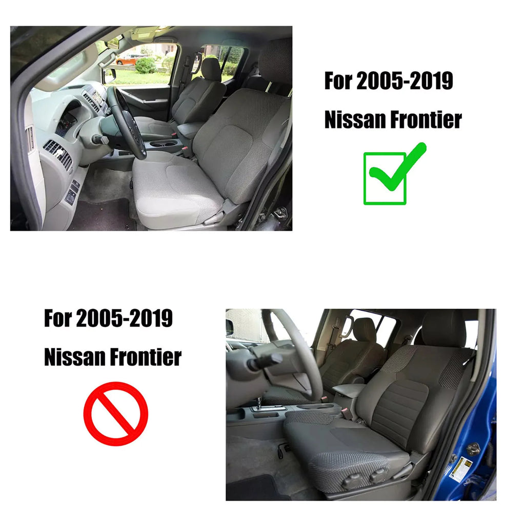 Nissan Frontier 2005-2019 Car Bottom Lean Back Cloth Seat Cover Trim
