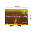 Reusable Children's Acrylic Information Board Lighted Drawing Lamp