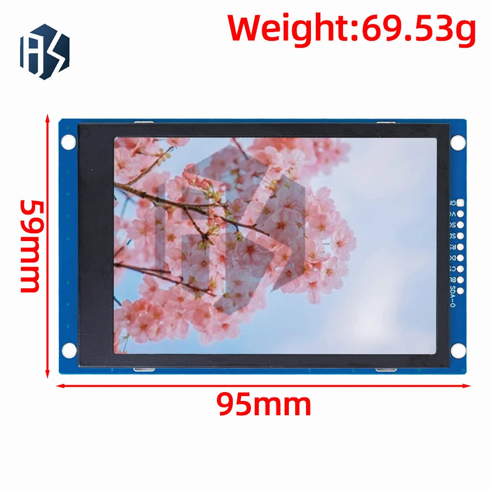 320x480 SPI TFT Serial Port Module 5V 3 3V PCB Adapter ST7796S Zpaxo