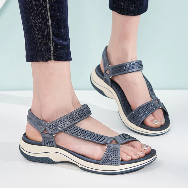 Flying Rhinestones Breathable Comfortable Casual Versatile Sports Zpaxo