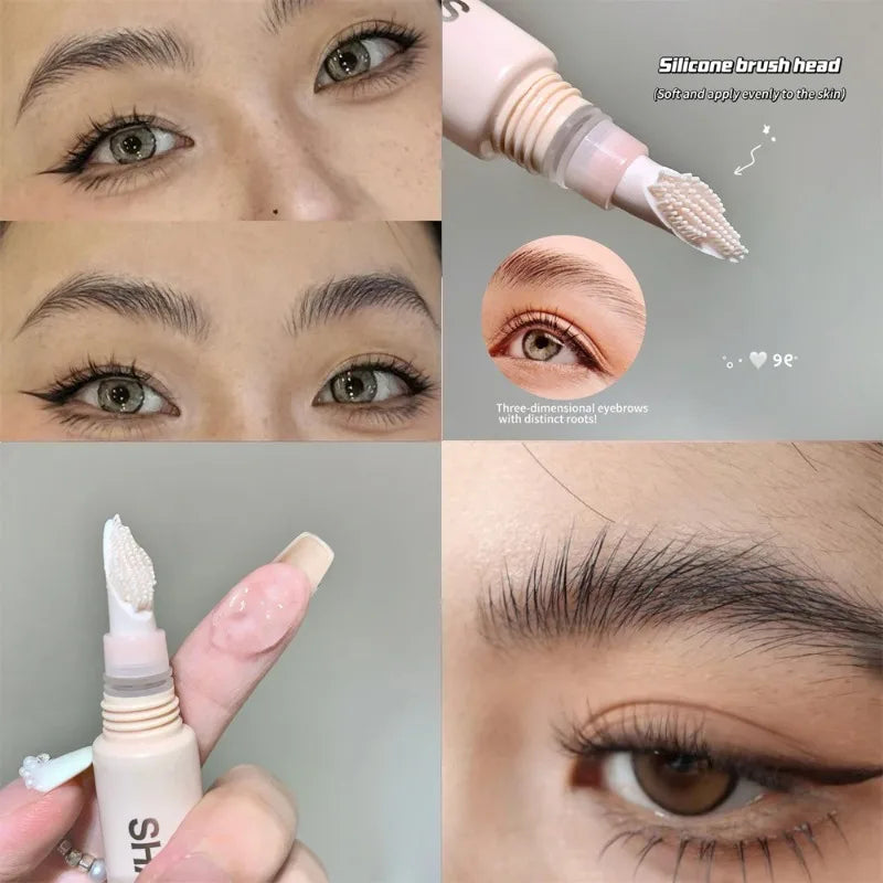 3D Brow Gel Waterproof Smudge-proof Eyebrow Styling Shaping Silicone
