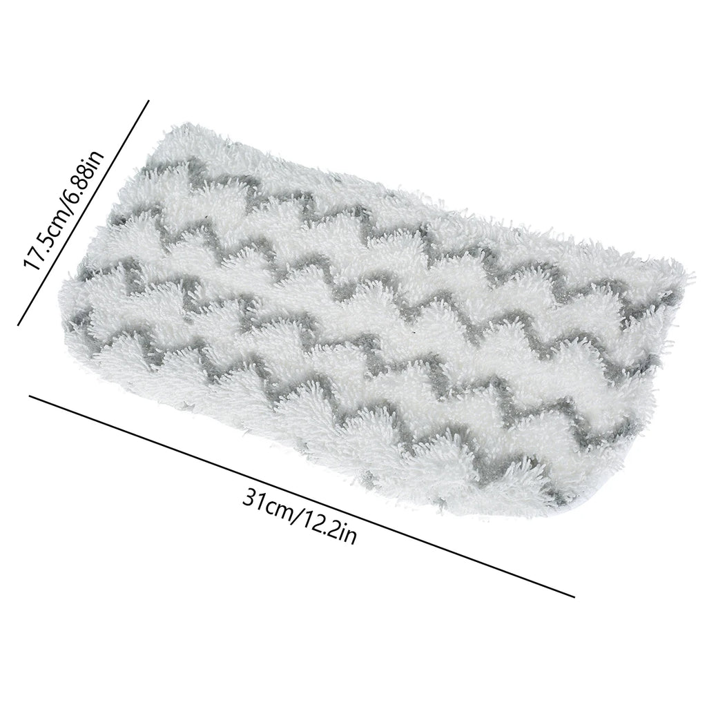 4Pcs Microfiber Steam Mop Replacemen Pad Washable Cleaner Pad Reusab Stem Replacement Pad Soft Steam Compatible with Shark S1000 Zpaxo
