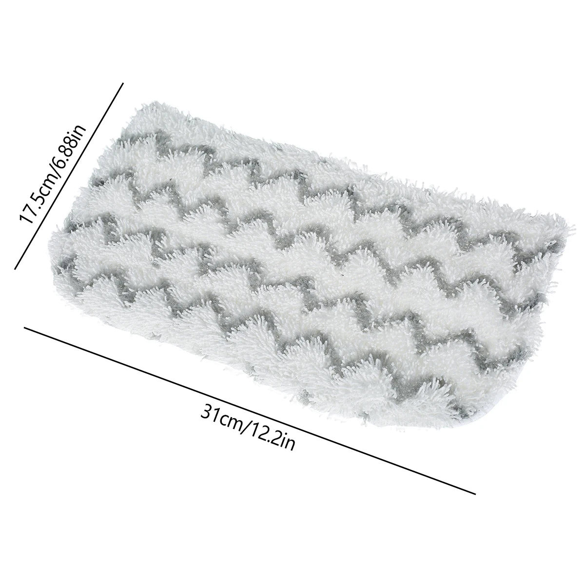 4Pcs Microfiber Steam Mop Replacemen Pad Washable Cleaner Pad Reusab Stem Replacement Pad Soft Steam Compatible with Shark S1000 Zpaxo