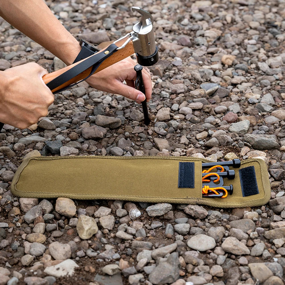 8 66 X 4 92 Nail Pouch Tent Peg Bag Handle Portable Ground Nails