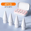 4/6 Pcs Replacement Pencil Tips For Apple Pencil 1st 2th Gen iPencil Pro 2B Soft Nibs for iPad Mini Pencil 1/2 Stylus Fine Nib Zpaxo 4PCS A