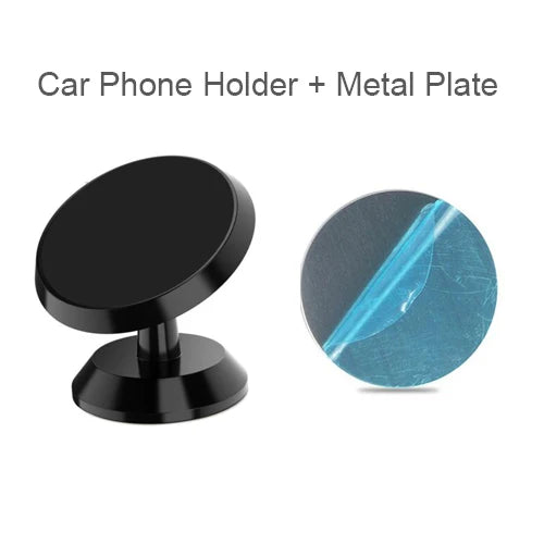 Magnetic Car Phone Holder Magnet Mount Mobile Stand Bracket GPS Zpaxo Black