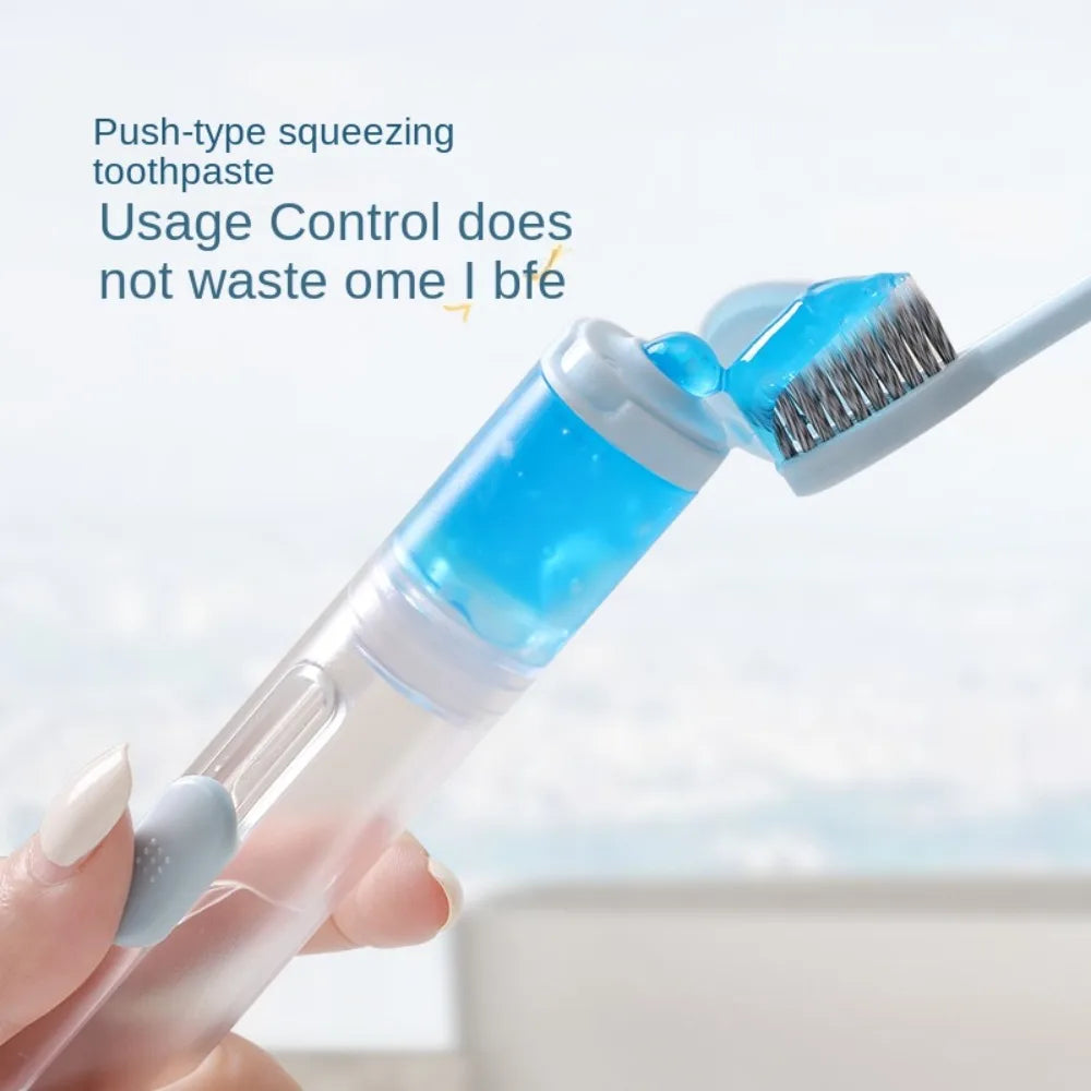 Portable Folding Toothbrush Creative Health Soft Hold Toothpaste Zpaxo