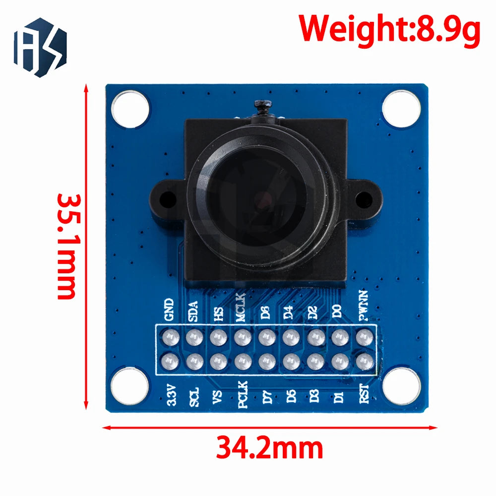 OV7670 Camera Module Supports VGA CIF Auto Exposure Control Display Zpaxo