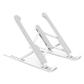 Tablet Stand Holder Folding Heat Dissipation Storage Lifting Zpaxo white
