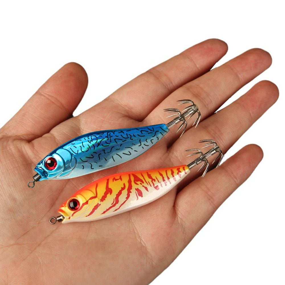 Squid Jig Artificial Bait Sea Fishing Lure Hard Webfoot Octopus EGI