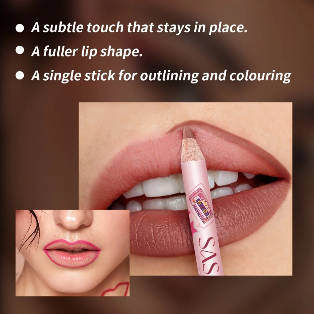 Matte Lipliner Waterproof Moisturizing Long-lasting Non-stick