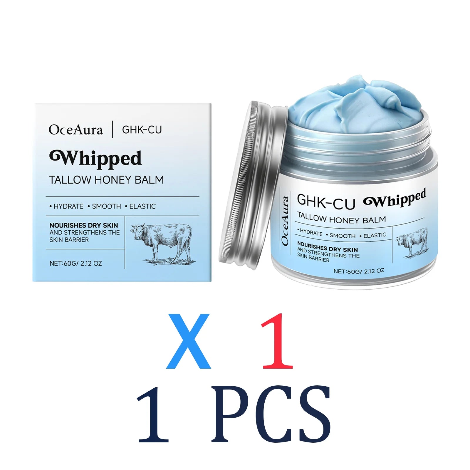 Solid Oil Balm Dry Cracked Skin Tallow Honey Moisturizer Face Body Zpaxo 1 Pcs